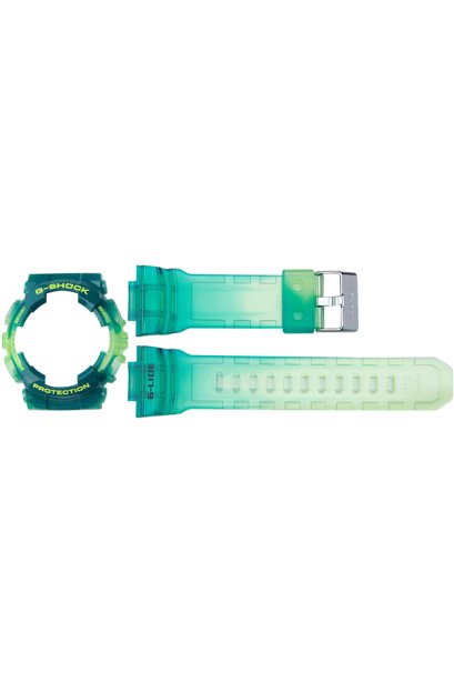 Casio G-Shock กรอบและสาย รุ่น GAX-100MSA-3A (สีเขียวกึ่งใส)